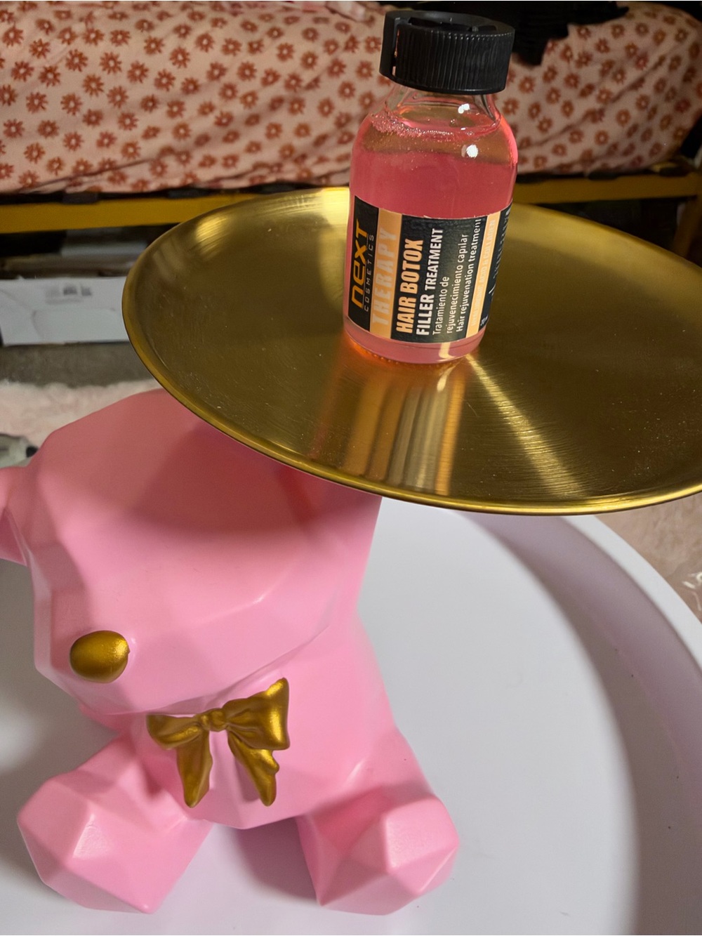 next Pink Hair Potion Filler Treatment Bottle